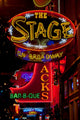 Neon Signs on Lower Broadway, Nashville, Tennessee Art Print by Panoramic Images