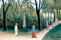 Luxembourg Gardens - Monument to Chopin Fine Art Print by Henri Rousseau