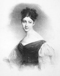 Maria Malibran 19th Century Lithograph Fine Art Print by Granger Collection