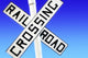 Railroad Crossing Sign Fine Art Print - Multiple Sizes Available