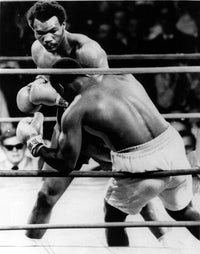 George Foreman vs. Joe Frazier Knockout Poster Print - Kingston History