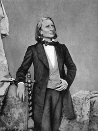 Franz Liszt Photograph Print - Iconic Hungarian Pianist (C1860)