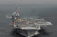 USS Kitty Hawk Fine Art Print by Stocktrek Images