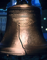 Close-Up of the Liberty Bell Fine Art Print by Panoramic Images