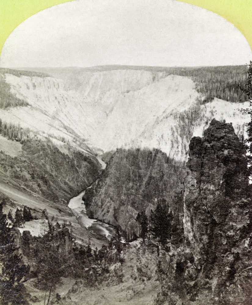 Yellowstone Canyon Fine Art Print by William Henry Jackson