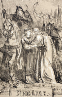 King Lear Illustration by Sir John Gilbert - Fine Art Print (22x36, 11x18)
