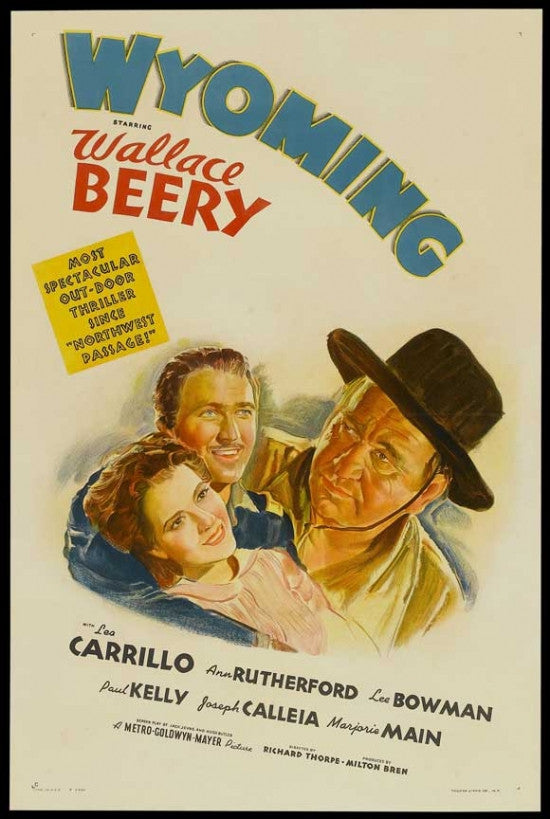 Wyoming Movie Poster Print (27x40) - Perfect for Home Décor