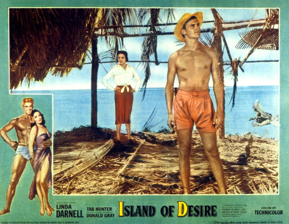 Island Of Desire Movie Poster Fine Art Print - 1952