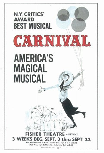Carnival Broadway Movie Poster - 11x17 Print