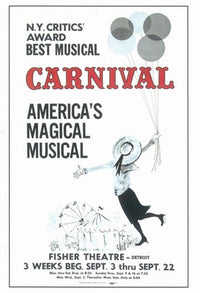 Carnival Broadway Movie Poster - 11x17 Print