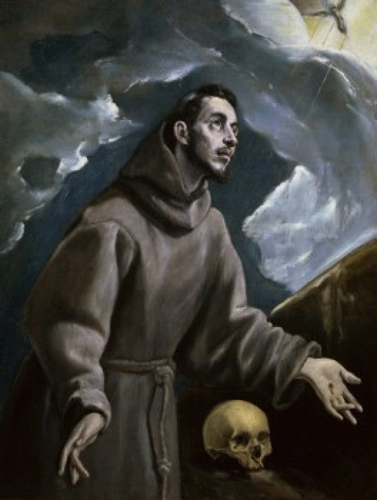 St. Francis Receiving the Stigmata Fine Art Print by El Greco