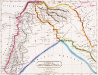 Map of Syria, Mesopotamia & Assyria - Fine Art Print by Ken Welsh