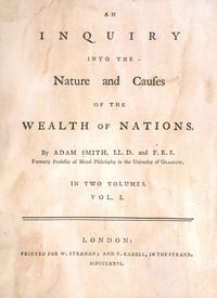 Wealth of Nations Title Page Fine Art Print by Granger Collection