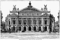 Paris Opera House Fine Art Print - Late 19th Century Engraving by Granger Collection