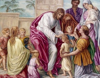 Jesus and the Children Fine Art Print by Julius Schnorr von Carolsfeld
