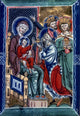Adoration of the Magi Fine Art Print from German Gospel Lectionary, c. 1225
