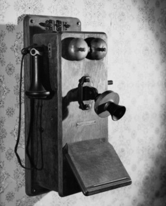 Close-Up of a Vintage Telephone Fine Art Print