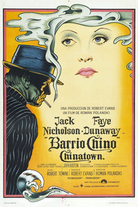 Chinatown Movie Poster Fine Art Print featuring Jack Nicholson and Faye Dunaway - 1974