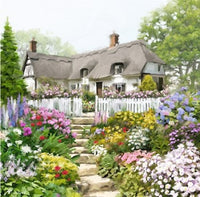 English Cottage 2 Fine Art Print by The Macneil Studio - 12x12