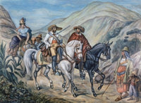 Residents of Minas Gerais Fine Art Print by Juan Mauricio Rugendas