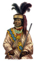 Billy Bowlegs Fine Art Print - American Seminole Chief (1858) by Granger Collection