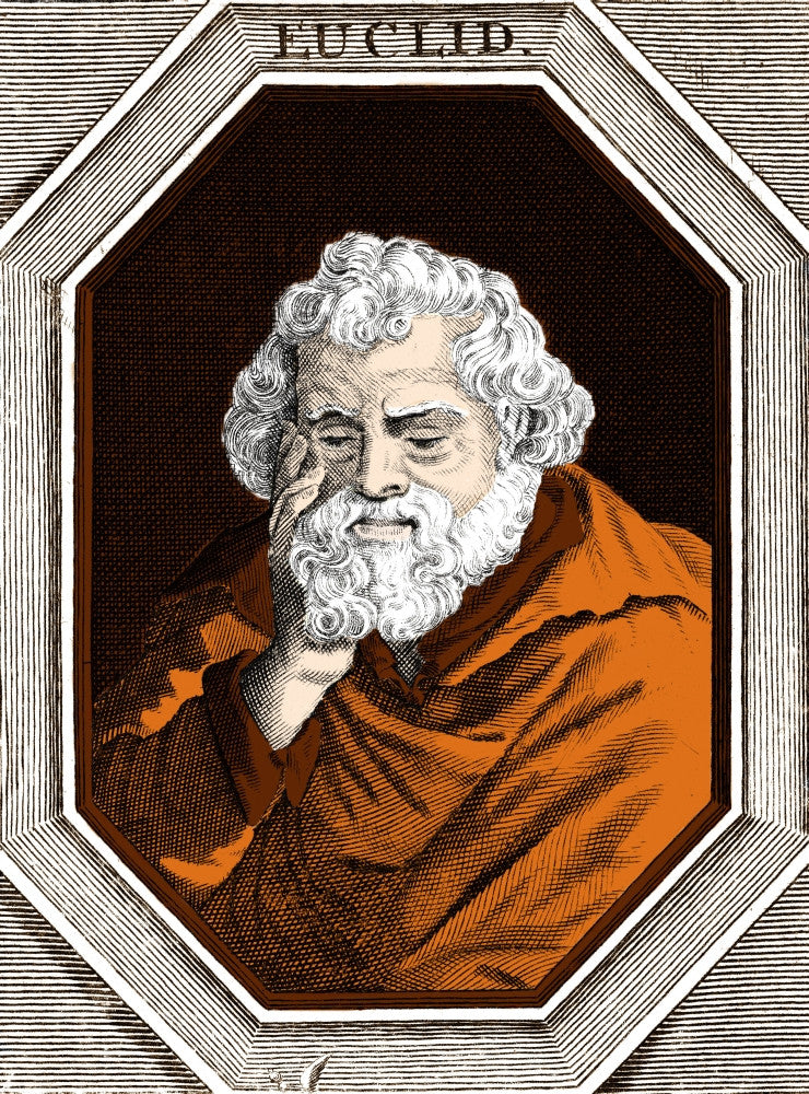 Euclid Ancient Greek Mathematician Fine Art Print | Posterazzi