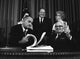Lyndon Johnson Signing Medicare Bill Poster Print