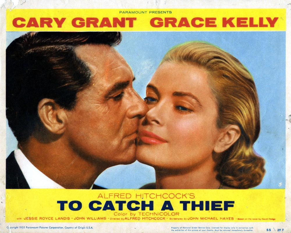 To Catch A Thief Movie Poster Print - Cary Grant & Grace Kelly