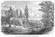 New York Sleepy Hollow Old Dutch Church Wood Engraving Print