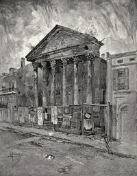 The Old Bank in Toulouse Street Fine Art Print - 1883