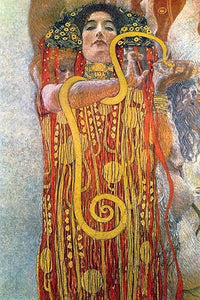 Hygeia Fine Art Print by Gustav Klimt | Vintage Art Reproduction