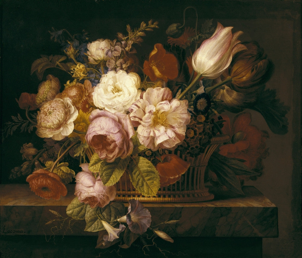 Lacoma Francisco Still Life of Flowers in a Vase Fine Art Print