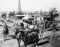 Breckenridge Texas Oil Field Fine Art Print - 1920