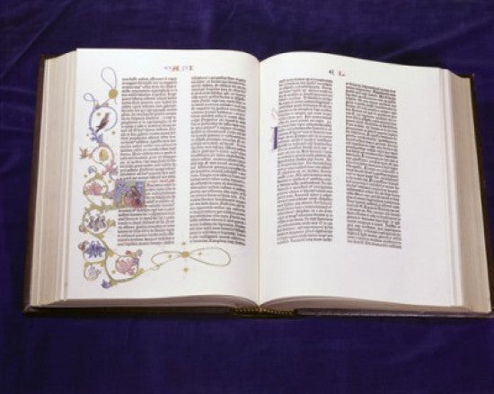 Gutenberg Bible: The Book of Daniel Fine Art Print, 1456 A.D.