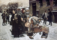 Evicted Fine Art Print by Erik Henningsen - 1890