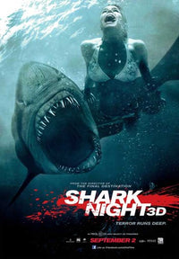 Shark Night 3D Movie Poster - 11 x 17 Print