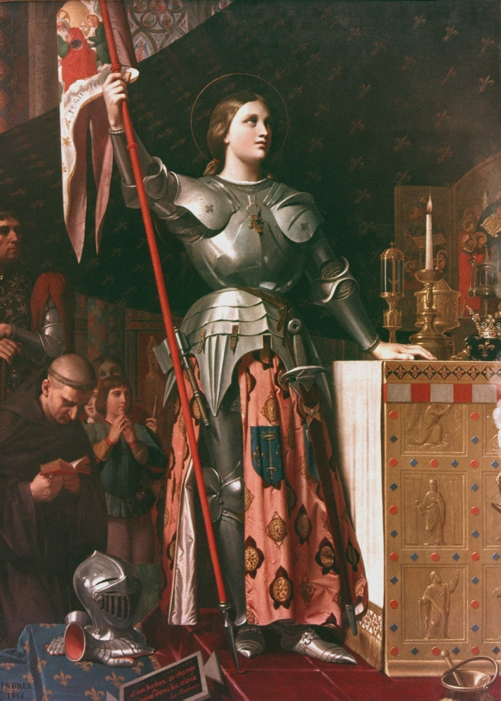 Joan of Arc at the Coronation of Charles VII Fine Art Print by J.A.D. Ingres