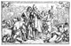 Bunyan's Pilgrim's Progress - Christian & Faithful at Vanity Fair Engraving Print by H.C. Selous