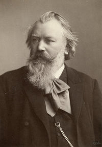 Johannes Brahms Original Cabinet Photograph Print (1893) by Granger Collection