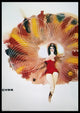 1968 Polish Circus Poster Print Featuring Female Juggler by Maciej Urbaniek