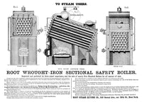 1872 American Advertisement for Root Wrought-Iron Safety Boiler Poster Print by Granger Collection