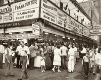 Nyc: Nathan's Famous Coney Island Photograph by Al Aumuller, 1947