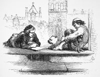 Two Gentlemen of Verona Fine Art Print - Wood Engraving | Posterazzi