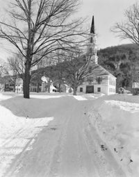 USA Vermont Newfane Congregational Church Fine Art Print