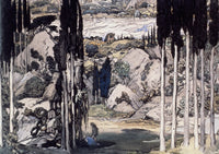Daphnis and Chloe Ballet Poster Print by Leon Bakst | Granger Collection