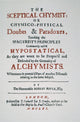 Boyle's Sceptical Chymist Title Page Fine Art Print by Granger Collection