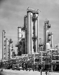 Pipelines at Tidewater Oil Company Refinery Poster Print