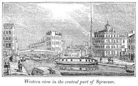 New York: Syracuse, 1841 Wood Engraving Fine Art Print by Granger Collection