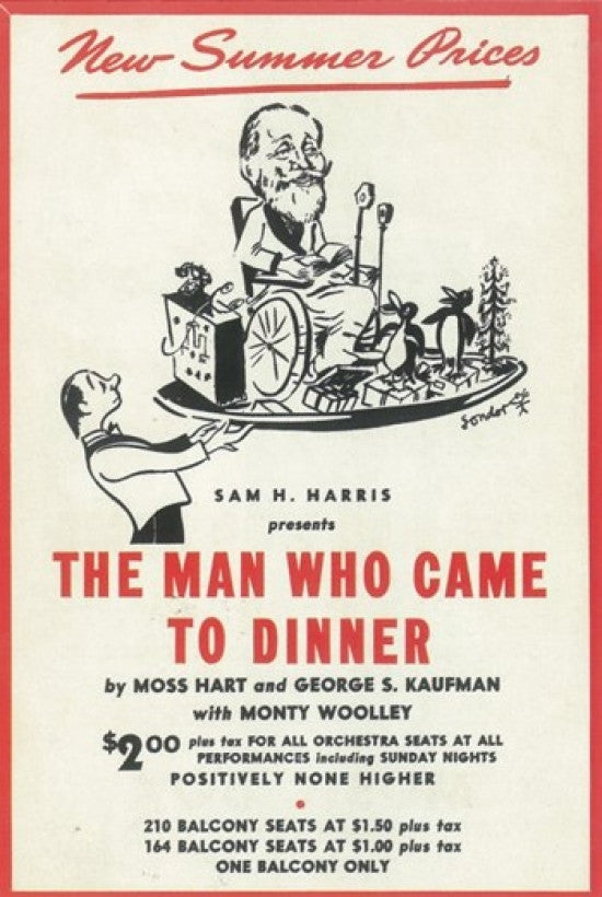 The Man Who Came to Dinner Broadway Movie Poster - 11x17