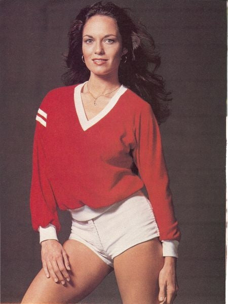 Catherine Bach Red Sweater Photo Print - Available in Multiple Sizes